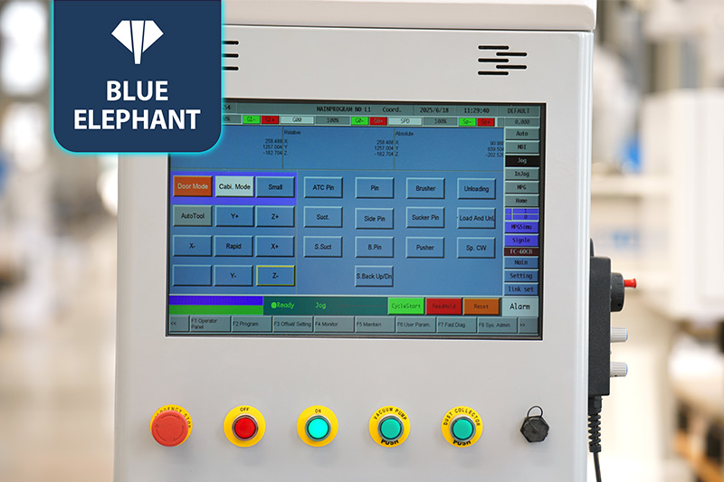 直排換刀加工中心+上下料貼標(biāo)